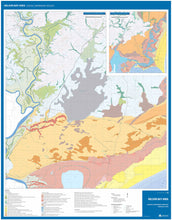 Load image into Gallery viewer, Image of the reverse side of the Nelson Bay Area Coastal Quaternary Geology map.
