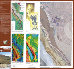 Image of Koonenberry Belt 1:250000 Solid Geology North  map