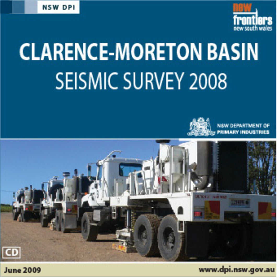 Image of Clarence Moreton Basin Seismic Survey 2008 digital data package