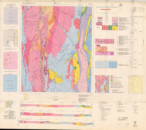 Image of Araluen 1:100000 Geological map