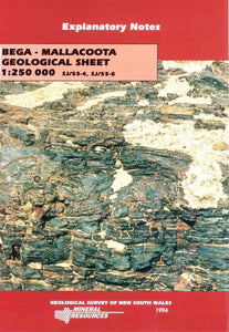 Image of Bega Mallacoota Explanatory Notes 1994 book cover