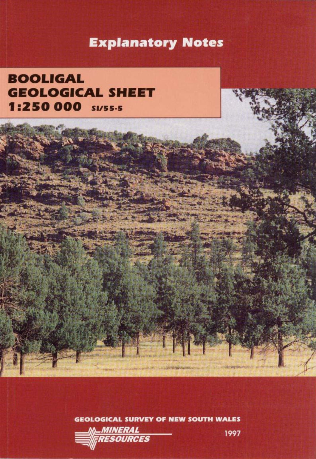 Image of Booligal Explanatory Notes 1997 book cover