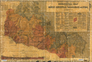 Image of Geological Map of Hartley Bowenfells Wallerawang and Rydal, 1875  map