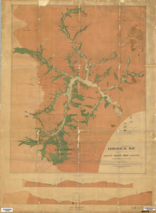 Image of Geological Map of the Elrington Gold Field   1892  map