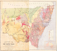 Image of Geological Map of New South Wales   1893  map