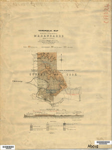 Image of Geological Map at Marangaroo   1901  map