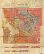 Image of Geological Map of part of the Murrumbidgee River   1908  map