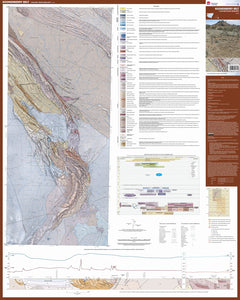 Image of Koonenberry Belt 1:250000 Solid Geology South  map
