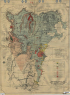 Image of Geological Map of South Coast NSW   1912  map