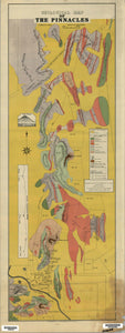 Image of Geological Map of the Pinnacles, Broken Hill Region   1920  map