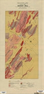 Image of Geological Map of De Bavay Fault area, Broken Hill   1922  map