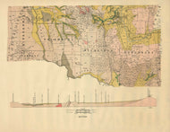 Image of Geological Map of the Gulgong Goldfield   1937  map