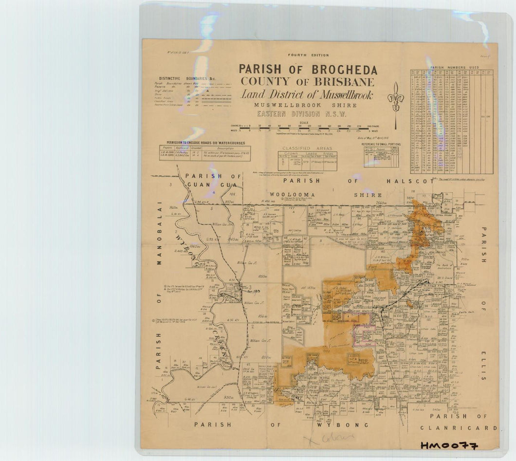 Image of County of Brisbane, Parish of Brogheda  map