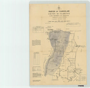 Image of County of Clarence, Parish of Canoulam  map