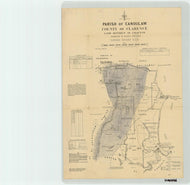 Image of County of Clarence, Parish of Canoulam  map