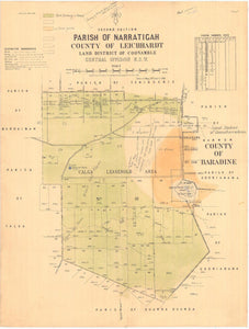 Image of County of Leichhardt, Parish of Narratigah  map