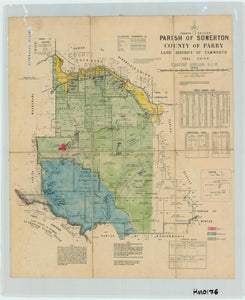Image of County of Parry, Parish of Somerton  map