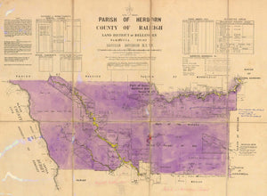Image of County of Raleigh, Parish of Herborn  map