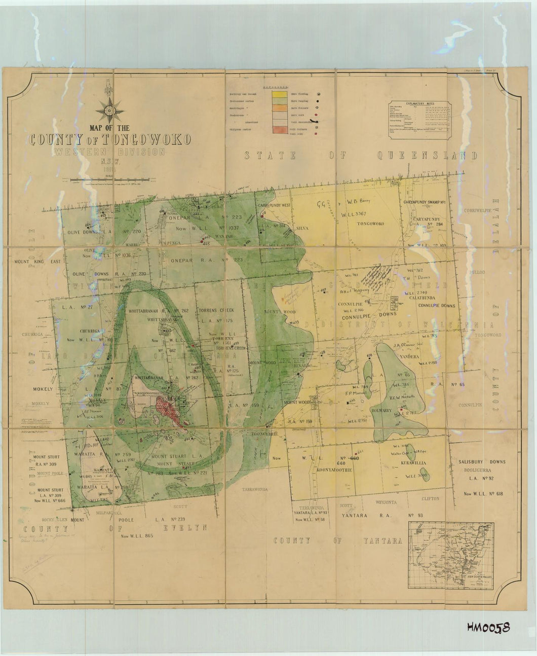 Image of County of Tongowoko  map