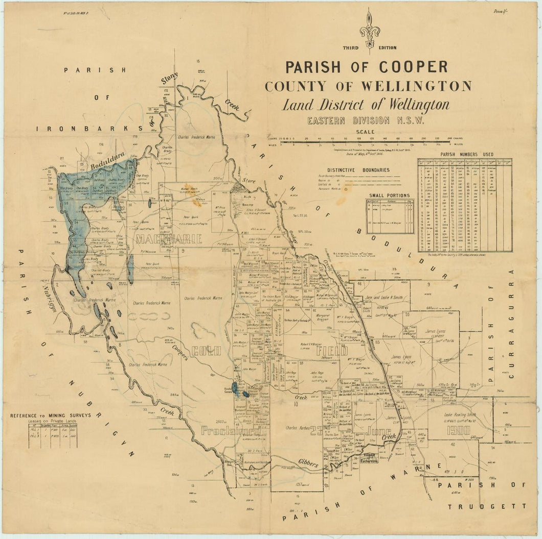 Image of County of Wellington, Parish of Cooper  map