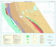 Image of Mount Arrowsmith Cobham Lake 1:100000 Geological Interpretation map