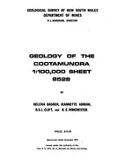 Image of Cootamundra Explanatory Notes 1975 book cover