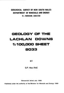 Image of Lachlan Downs Explanatory Notes 1989 book cover