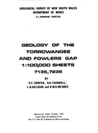 Image of Torrowangee Fowlers Gap Explanatory Notes 1978 book cover