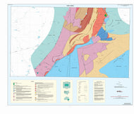 Image of Topar Bunda 1:100000 Geological Interpretation map