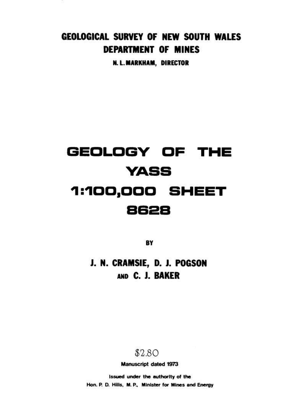 Image of Yass Explanatory Notes 1978 book cover
