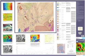 Image of Hay 1:250000 Geophysical Geological Interpretation map