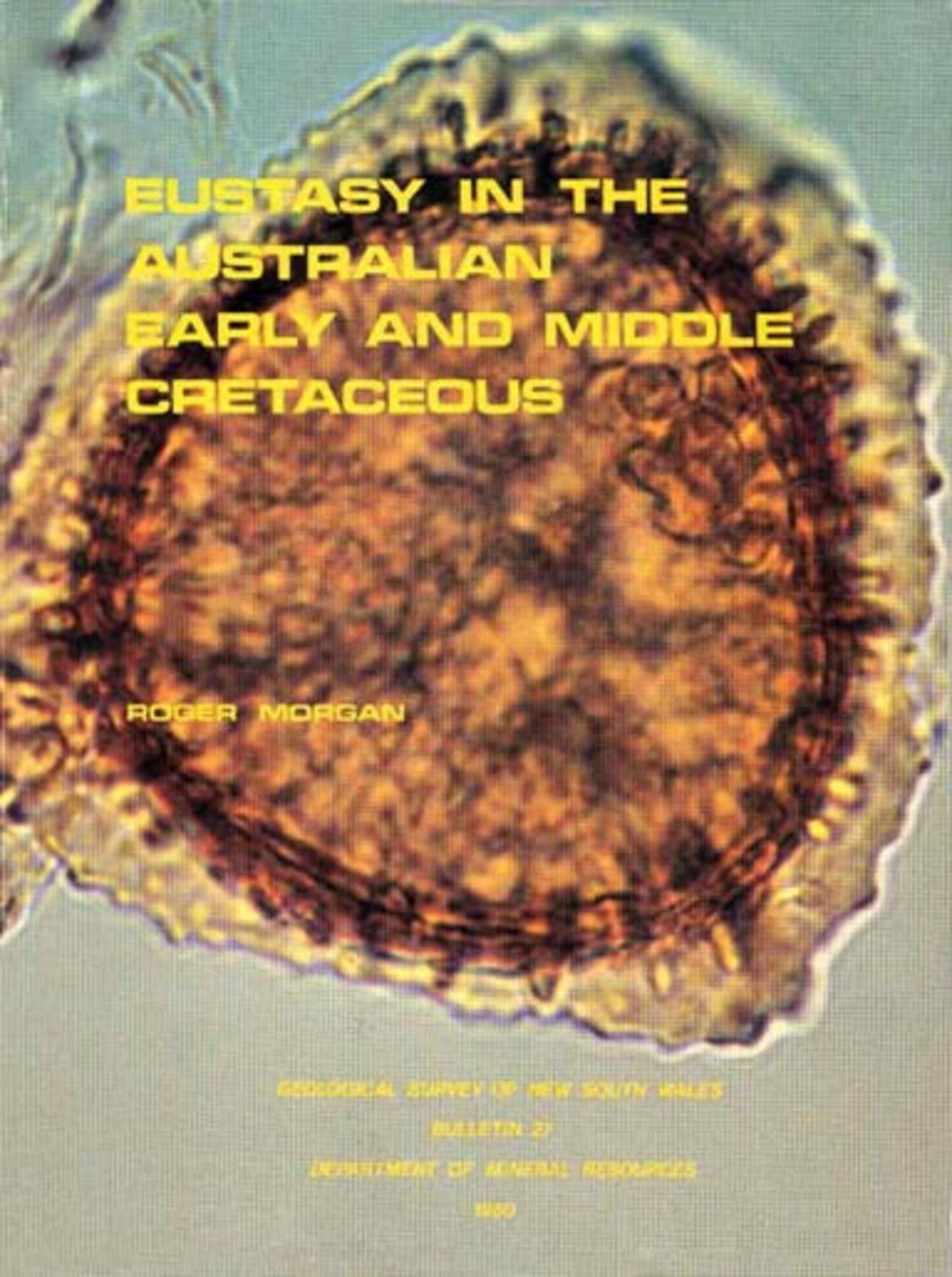 Image of Bulletin Number 27   1980: Eustasy in the Australian Early and Middle Cretaceous. book cover
