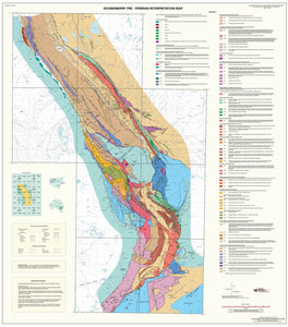 Image of Koonenberry Pre Permian 1:250000 Geological Interpretation map