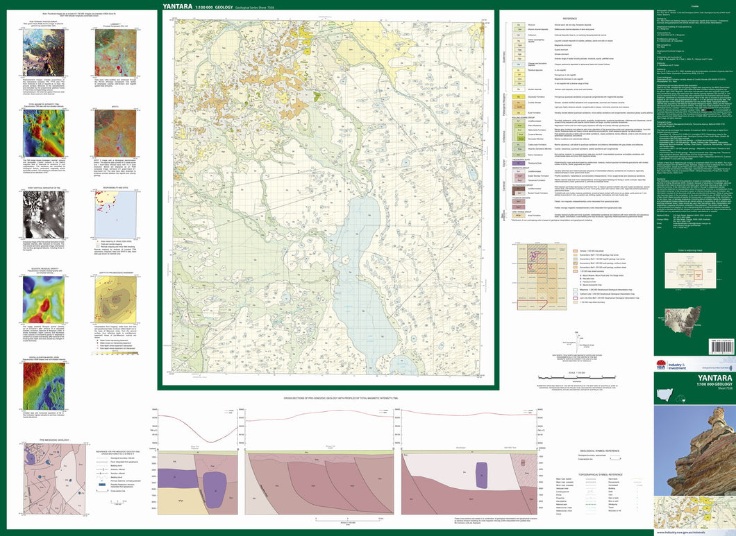Image of Yantara 1:100000 Geological map
