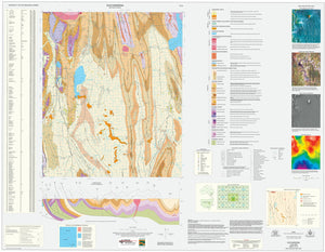 Image of Euchareena 1:100000 Geological map