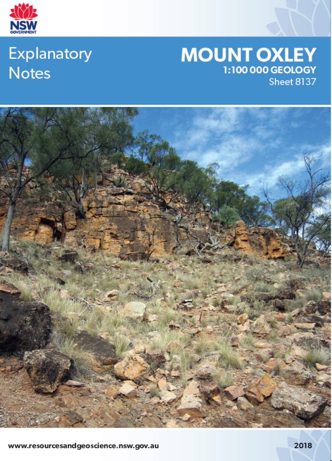 Image of Mount Oxley Explanatory Notes book cover
