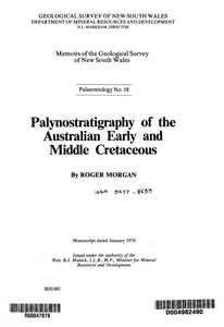 Image of Palynostratigraphy of the Australian Early and Middle Cretaceous book cover