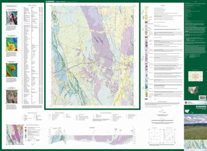Image of Gunning 1:100000 Geological map