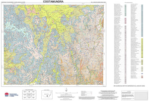 Soil Landscapes of the Cootamundra 1:250,000 Sheet map