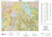 Load image into Gallery viewer, Soil Landscapes of the Dubbo 1:250 000 Sheet map
