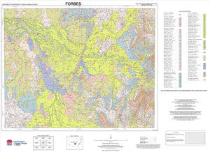 Soil Landscapes of the Forbes 1:250 000 Sheet map