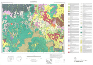 Soil Landscapes of the Singleton 1:250 000 Sheet map